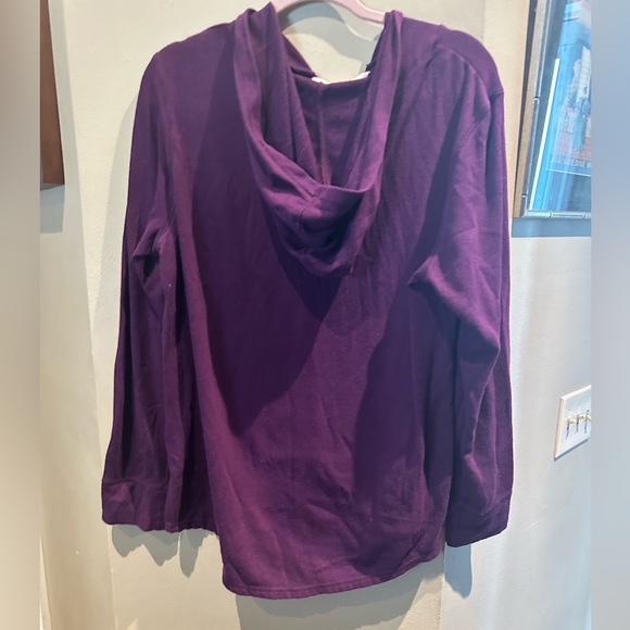 Purple lightweight hoodie - Picture 2 of 2
